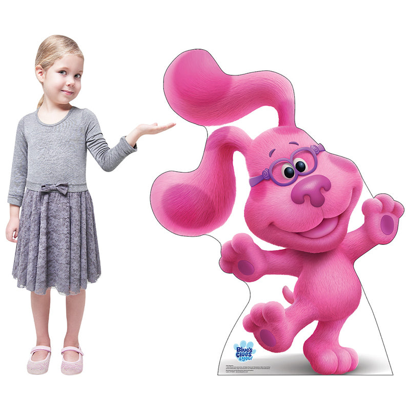 MAGENTA "Blue's Clues" Cardboard Cutout Standup / Standee