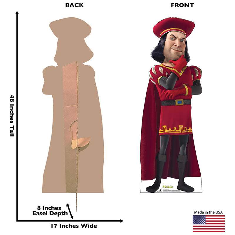 LORD FARQUAAD "Shrek" Cardboard Cutout Standup / Standee