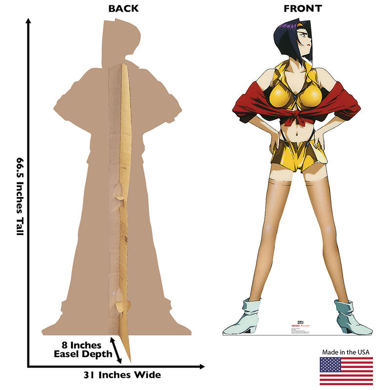 FAYE VALENTINE "Cowboy Bebop" Cardboard Cutout Standup / Standee