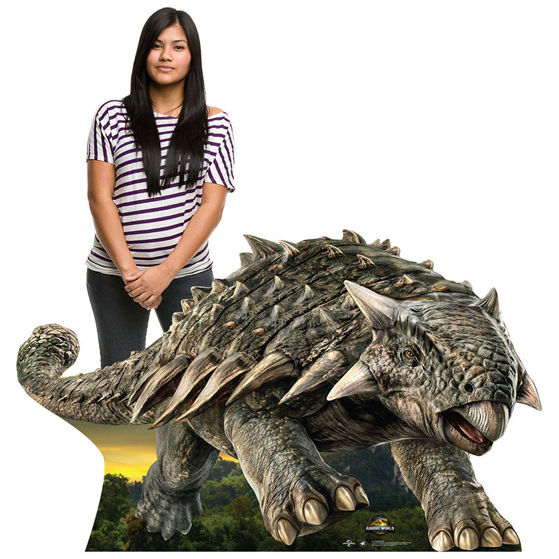 ANKYLOSAURUS "Jurassic World Rebirth" Cardboard Cutout Standup / Standee