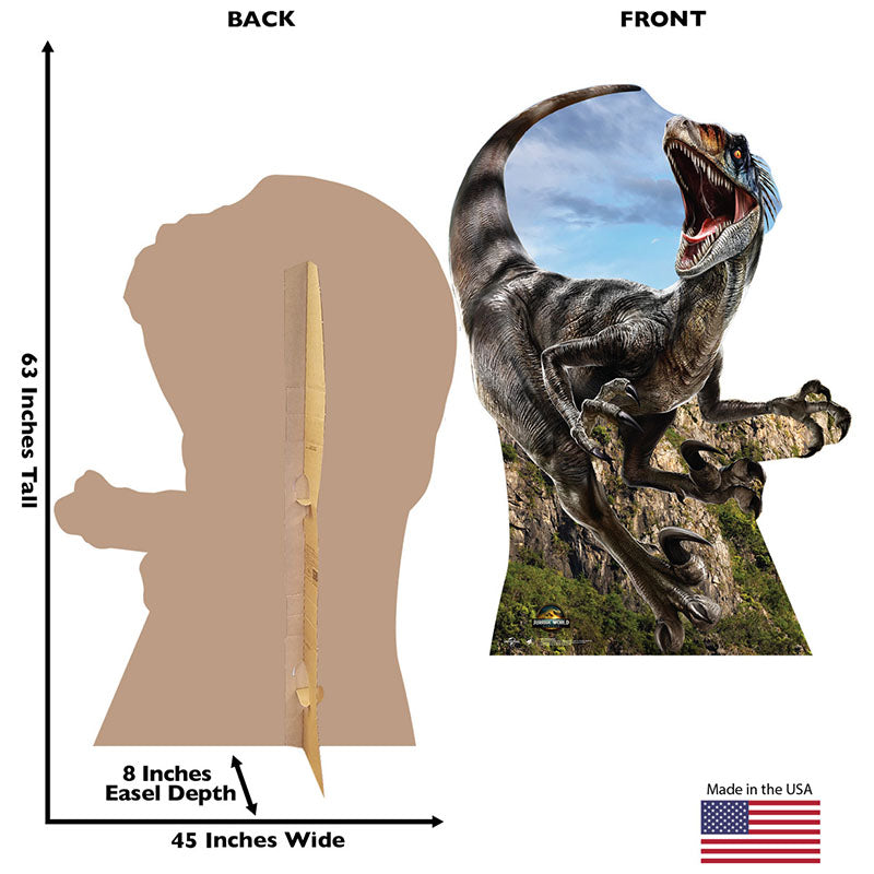VELOCIRAPTOR "Jurassic World Rebirth" Cardboard Cutout Standup / Standee