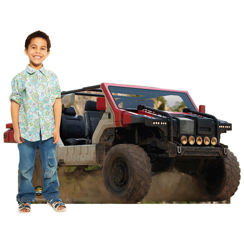 INGEN 4WD VEHICLE "Jurassic World Rebirth" Cardboard Cutout Standup / Standee