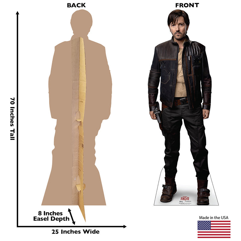 CASSIAN ANDOR "Star Wars: Andor" Cardboard Cutout Standup / Standee