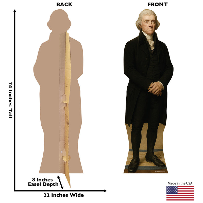THOMAS JEFFERSON Cardboard Cutout Standup / Standee