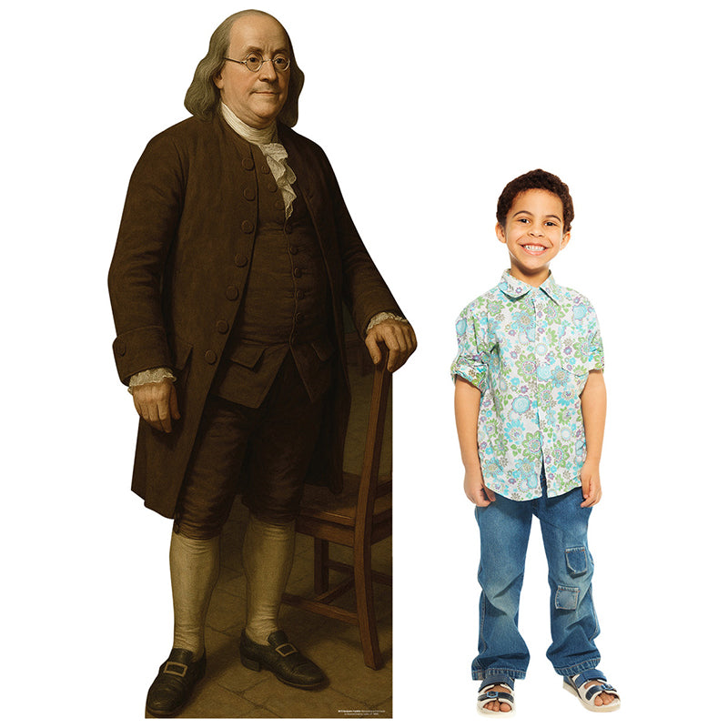 BENJAMIN FRANKLIN Cardboard Cutout Standup / Standee