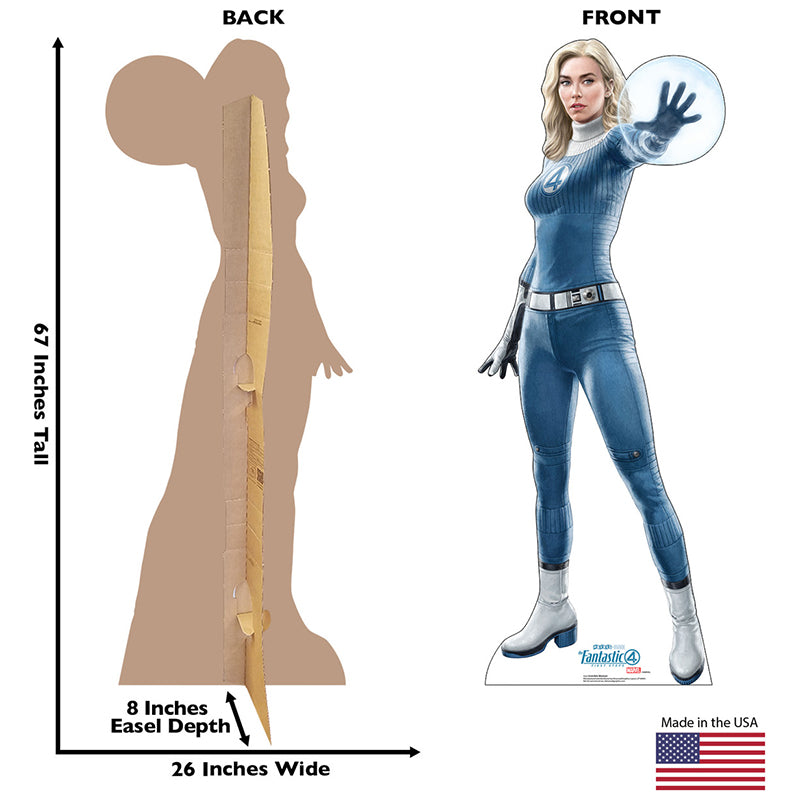 INVISIBLE WOMAN / SUE STORM "Fantastic Four: First Steps" Cardboard Cutout Standup / Standee