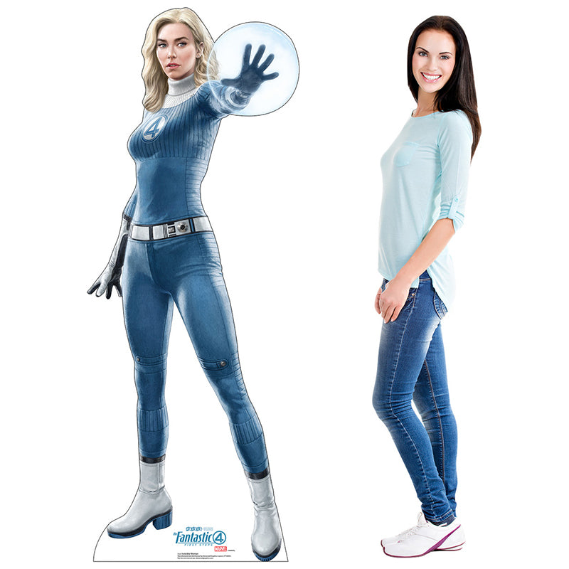 INVISIBLE WOMAN / SUE STORM "Fantastic Four: First Steps" Cardboard Cutout Standup / Standee