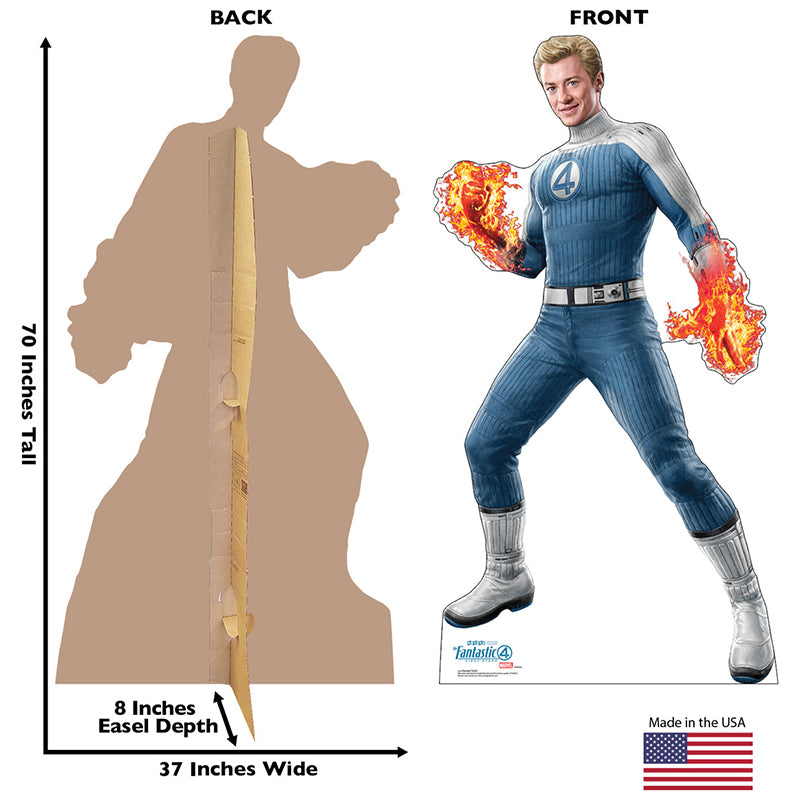 HUMAN TORCH "Fantastic Four: First Steps" Cardboard Cutout Standup / Standee