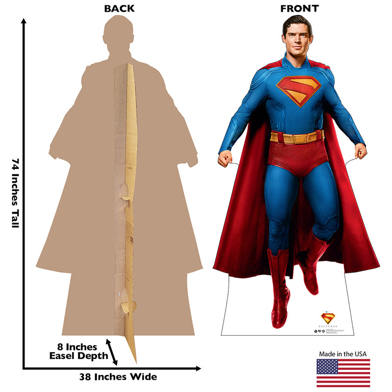 SUPERMAN / CLARK KENT FLYING "Superman" Cardboard Cutout Standup / Standee