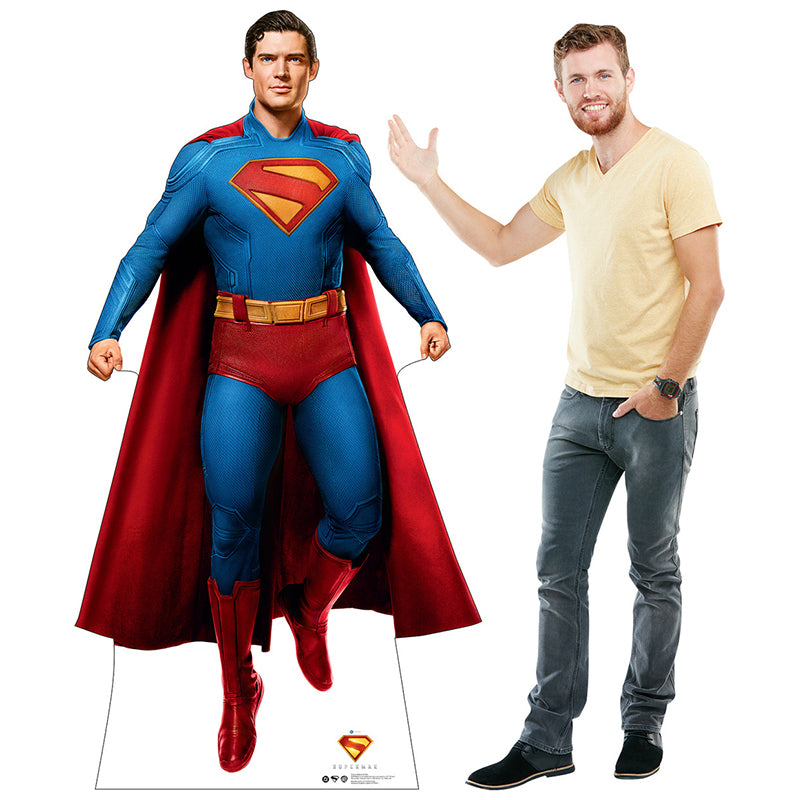 SUPERMAN / CLARK KENT FLYING "Superman" Cardboard Cutout Standup / Standee