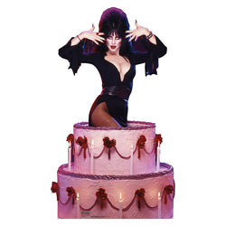 ELVIRA IN CAKE Lifesize Cardboard Cutout Standup Standee - Front