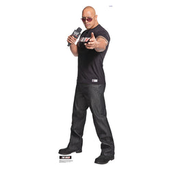 THE ROCK WWE Lifesize Cardboard Cutout Standup Standee - Front