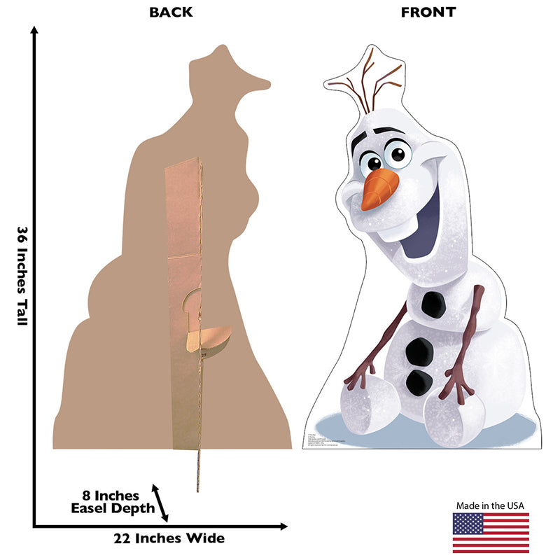 HOLIDAY OLAF "Frozen" Cardboard Cutout Standup / Standee