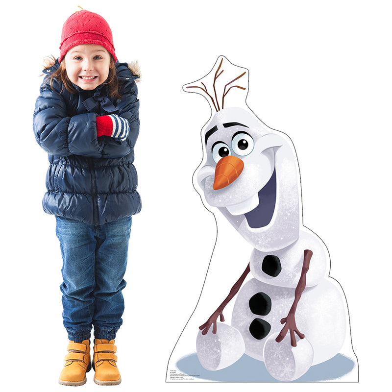 HOLIDAY OLAF "Frozen" Cardboard Cutout Standup / Standee