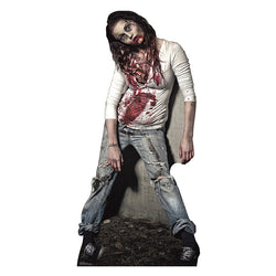 ZOMBIE GIRL Lifesize Cardboard Cutout Standup Standee - Front