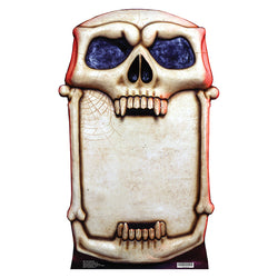 SKULL SIGNBOARD Cardboard Cutout Standup Standee - Front