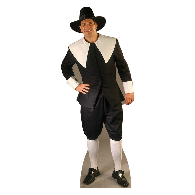 PILGRIM MAN Lifesize Cardboard Cutout Standup Standee - Front