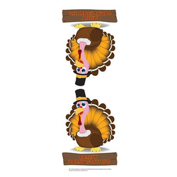 THANKSGIVING TURKEY CENTERPIECE Cardboard Cutout Standup Standee - Front