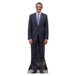 BARACK OBAMA Lifesize Cardboard Cutout Standup Standee - Front