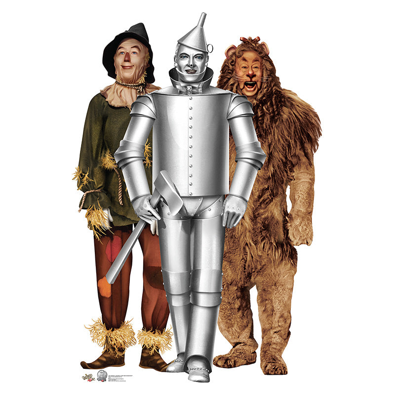 TIN MAN, SCARECROW & COWARDLY LION