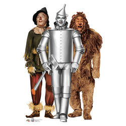 TIN MAN, SCARECROW & COWARDLY LION