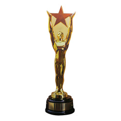 AWARD STATUE Cardboard Cutout Standup Standee - Front