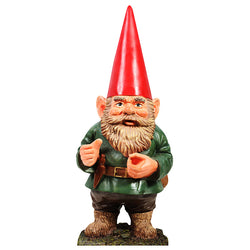 GARDEN GNOME Cardboard Cutout Standup Standee - Front