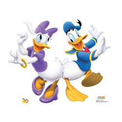 DONALD DUCK & DAISY DUCK Cardboard Cutout Standup Standee - Front