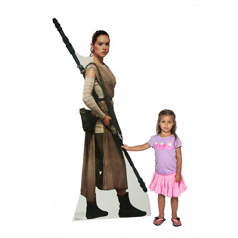 REY "Star Wars" Lifesize Cardboard Cutout Standup Standee - Example
