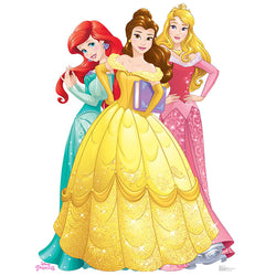 ARIEL, BELLE AND AURORA DISNEY PRINCESSES Lifesize Cardboard Cutout Standup Standee