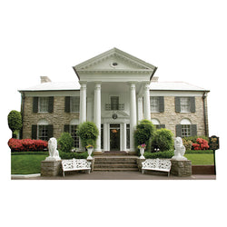 ELVIS PRESLEY'S GRACELAND Cardboard Cutout Standup Standee - Front