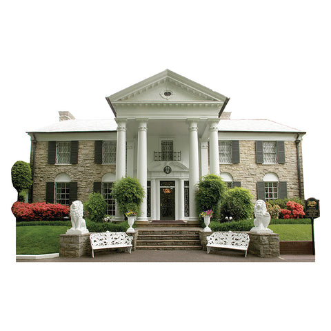 ELVIS PRESLEY'S GRACELAND Cardboard Cutout Standup Standee - Front