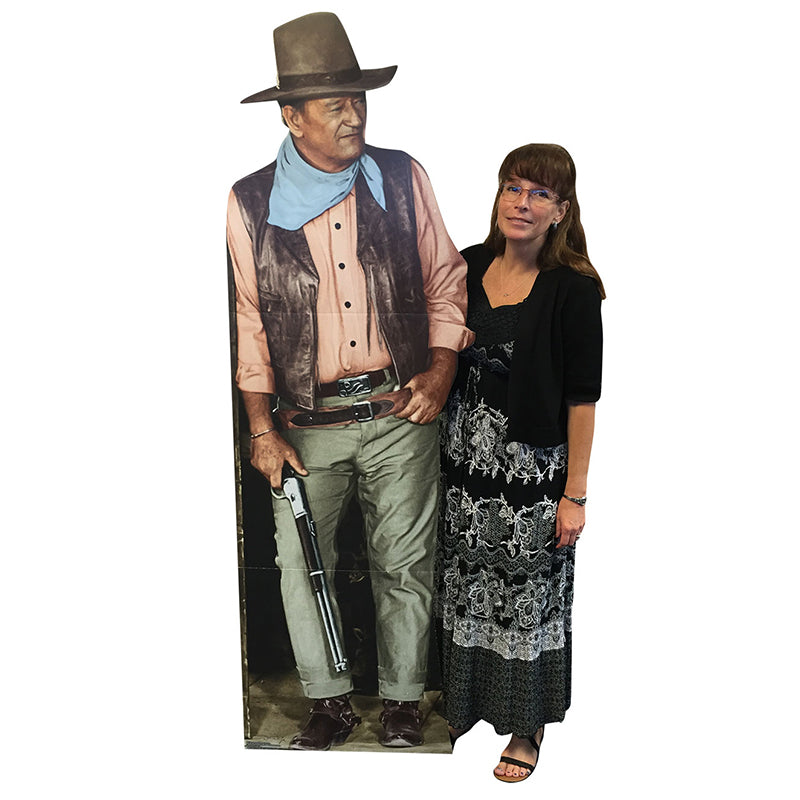JOHN WAYNE SPECIAL COLLECTOR'S EDITION Lifesize Foamcore Cutout Standup Standee - Example