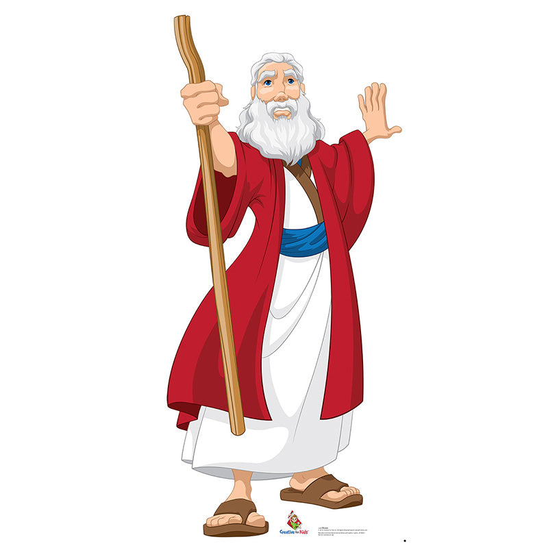 MOSES Lifesize Cardboard Cutout Standup Standee - Front
