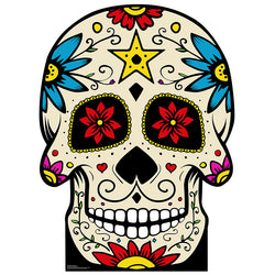 GIANT SKULL Day of the Dead Cardboard Cutout Standup Standee - Front