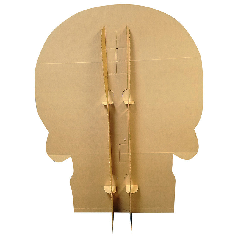 GIANT SKULL Day of the Dead Cardboard Cutout Standup Standee - Back