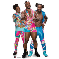 NEW DAY WWE Lifesize Cardboard Cutout Standup Standee - Front