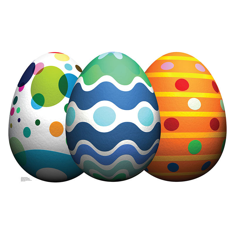 EASTER EGGS Cardboard Cutout Standup Standee - Front