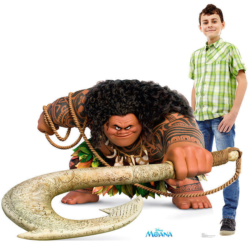 MAUI "Moana" Lifesize Cardboard Cutout Standup Standee - Example