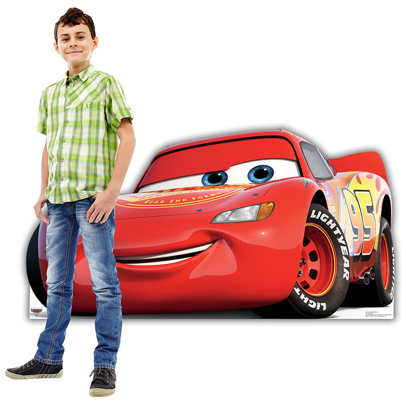 LIGHTNING MCQUEEN "Cars 3" Cardboard Cutout Standup Standee - Example