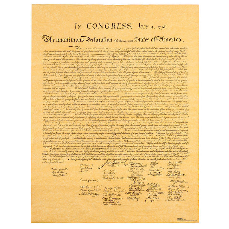 DECLARATION OF INDEPENDENCE Cardboard Cutout Standup Standee - Front