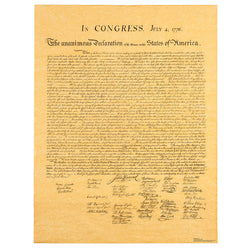 DECLARATION OF INDEPENDENCE Cardboard Cutout Standup Standee - Front