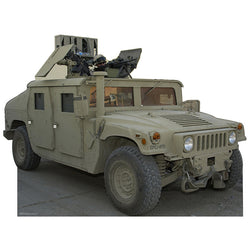 ARMY HUMVEE Cardboard Cutout Standup Standee - Front