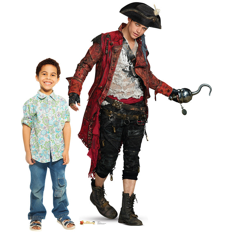HARRY HOOK "Descendants 2" Lifesize Cardboard Cutout Standup Standee - Example