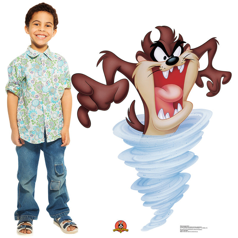 TAZ THE TASMANIAN DEVIL "Looney Tunes" Cardboard Cutout Standup Standee - Example