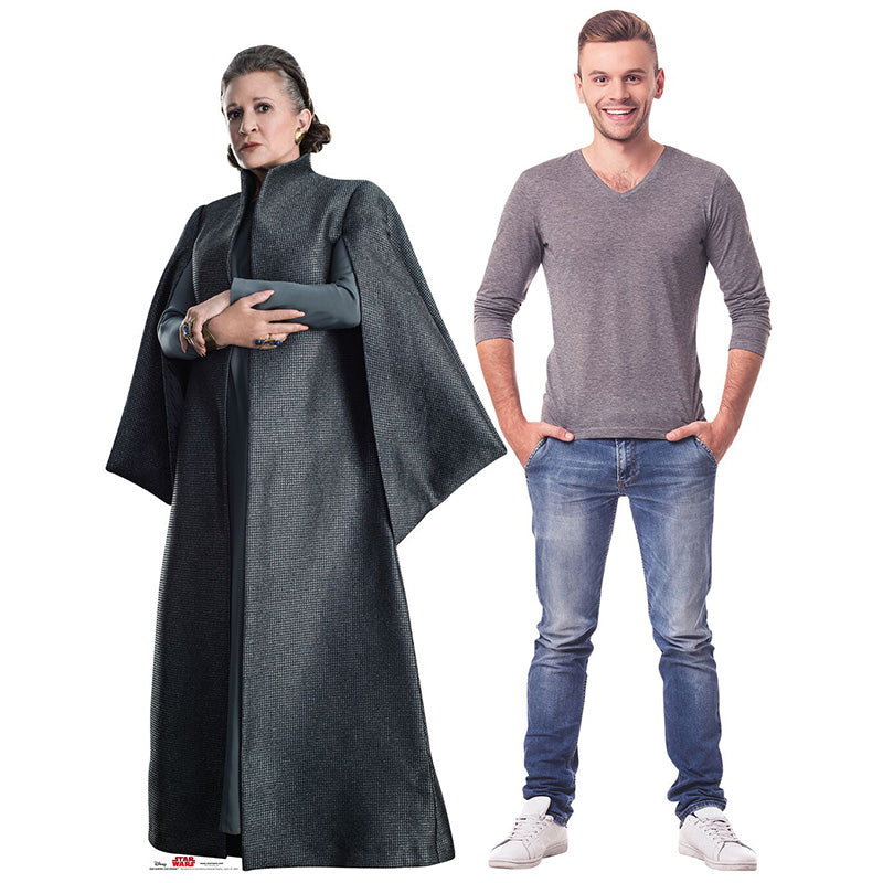 GENERAL LEIA ORGANA "Star Wars VIII: The Last Jedi" Lifesize Cardboard Cutout Standup Standee - Example