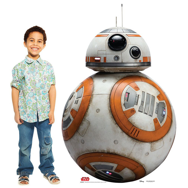 BB-8 "Star Wars VIII: The Last Jedi" Lifesize Cardboard Cutout Standup Standee - Example