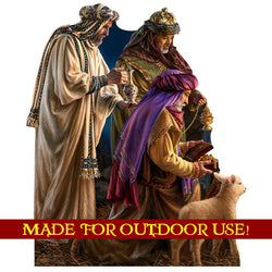 THREE WISE MEN Plastic Outdoor Standup Standee