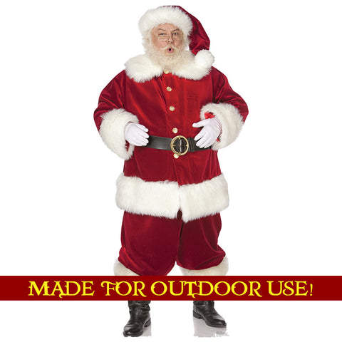 SANTA CLAUS Lifesize Plastic Outdoor Standup Standee