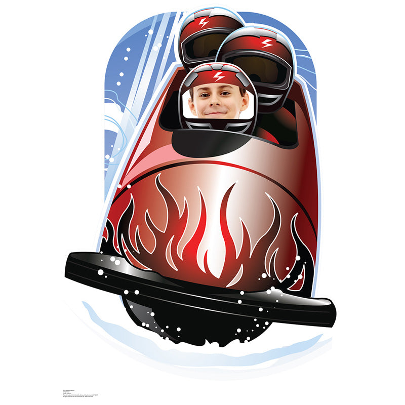 BOBSLED STAND-IN Lifesize Cardboard Cutout Standup Standee - Example
